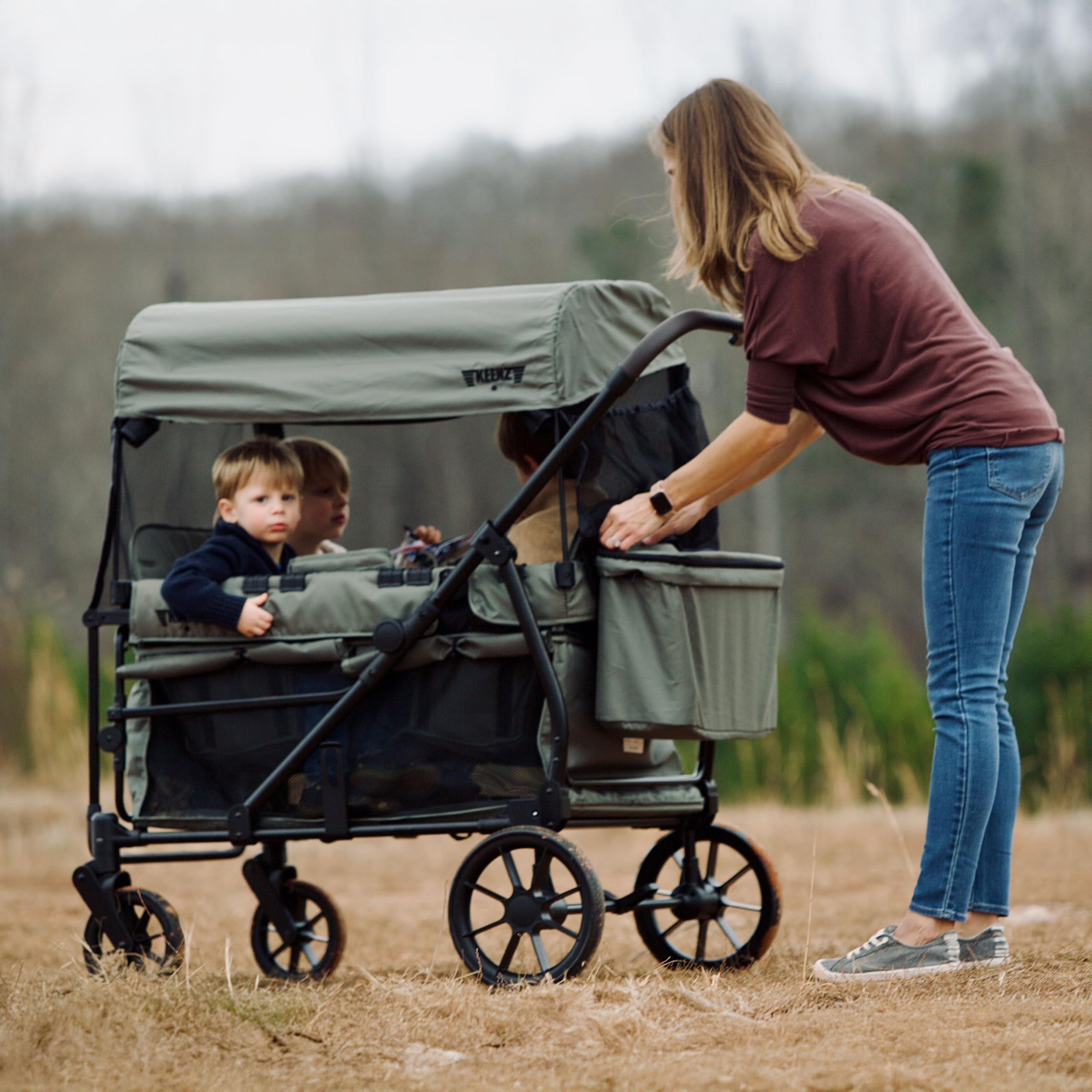 Amazon.com : Keenz Viva 4-Passenger Compact Stroller Wagon for